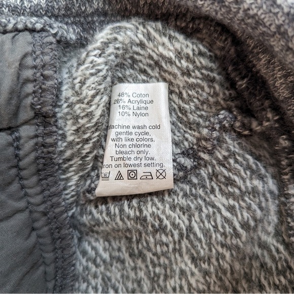 J. CREW wool blend funnel neck pullover sweatshirt gray size XS - Picture 7 of 8